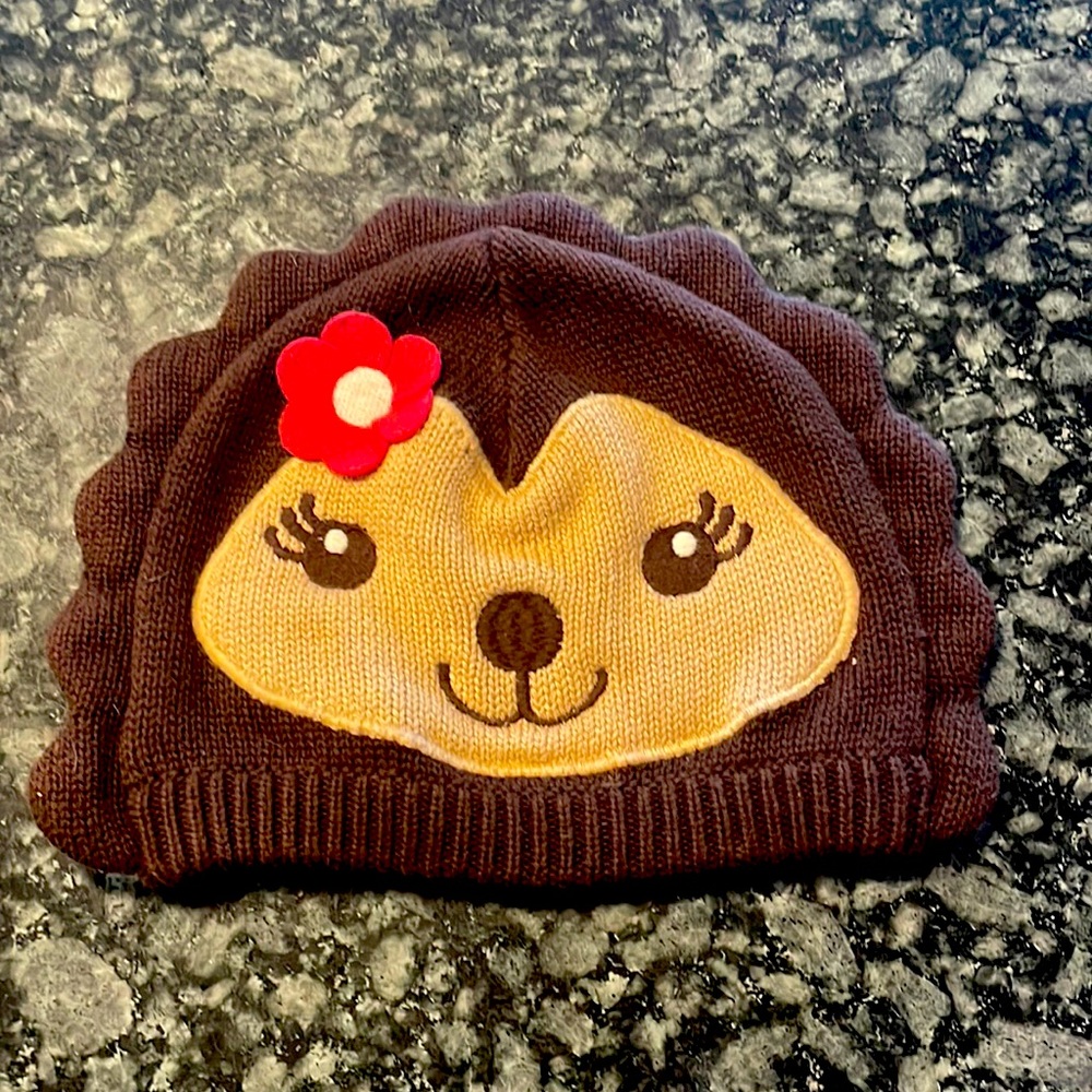Super‎ CUTE Gymboree knit hat 0-12 mo